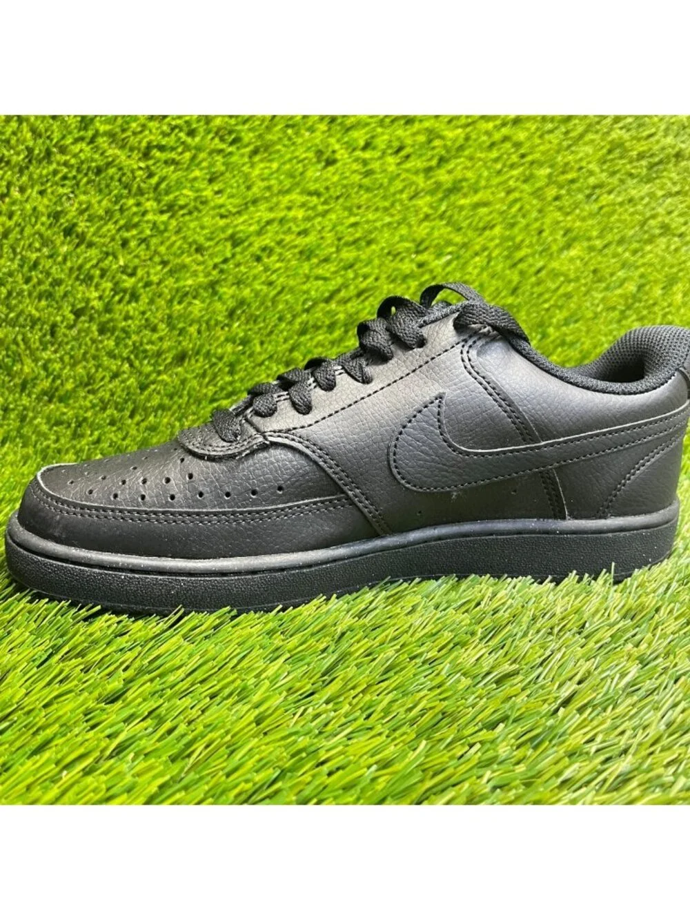 Nike Court Vision Low Mens Size 6 Black Athletic Lifestyle Shoes Sneakers